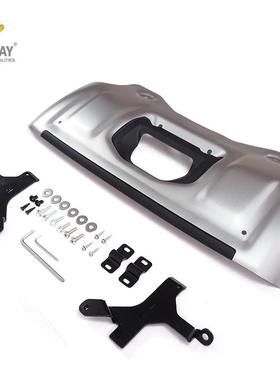 适用于路虎新卫士defender110前下护挡板底盘挡沙野90改装防护板