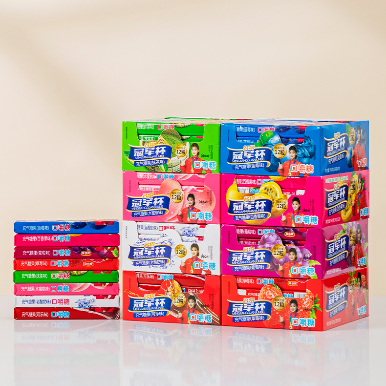 独立包装口嚼软糖休闲儿童零食多口味美味果味口嚼软糖办公室零食