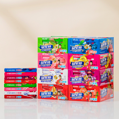 独立包装口嚼软糖休闲儿童零食多口味美味果味口嚼软糖办公室零食