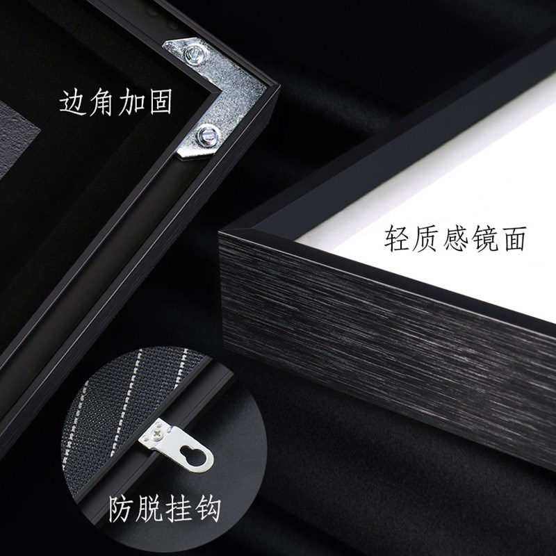 地中海时尚装饰画简约现代客厅沙发背景墙壁画大横幅单幅抽象挂画图片