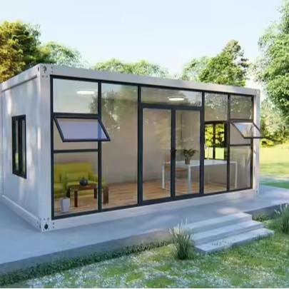 集装箱便携式折叠可扩展集装箱模块化房屋钢架集装箱房屋带浴室