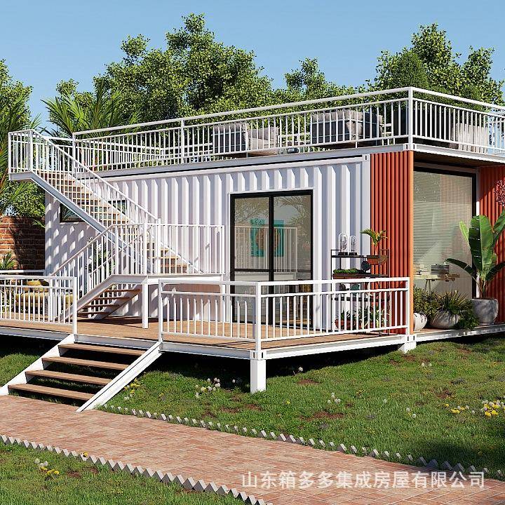 集装箱房户外咖啡厅驿站办公室可移动民宿房集装箱玻璃阳光房