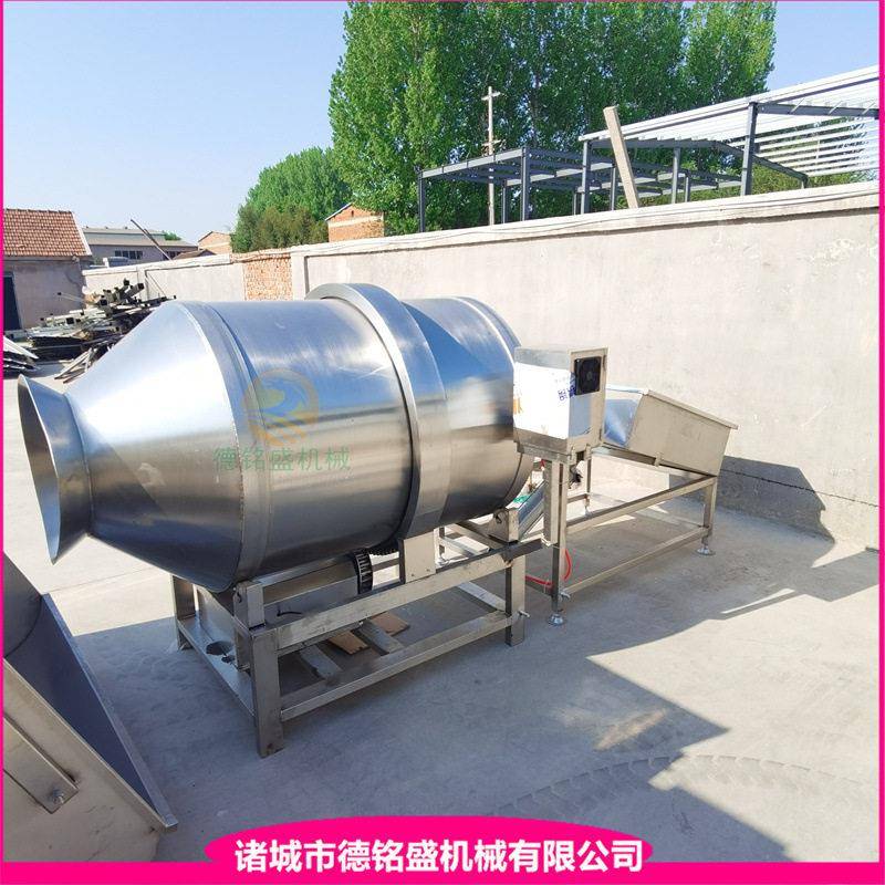 五花肉片带搅拌油炸锅 虎皮凤爪油炸机 连续式薯片锅巴拌料机