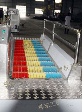 HCXX-200全自动双通道工矿洗靴机 小型用设备厂家加工配件