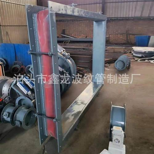 非金属补偿器矩形烟道织物膨胀节非金属柔性软连接