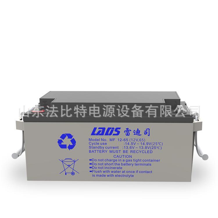 雷迪司铅酸蓄电池12V65AH/MF12-65直流屏EPS现货包运MF12-65