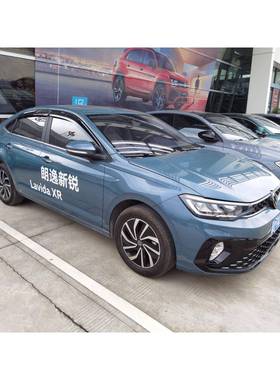 适用于朗逸新锐LAVIDAXR黑武士晴雨挡雨眉装饰改装遮黑色雨档