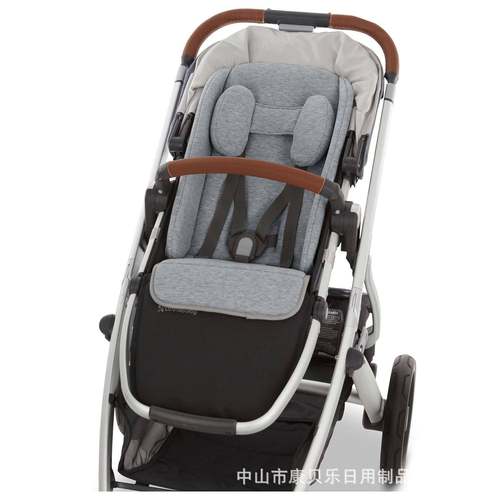 婴儿车坐垫护脊头棉垫0-6个月新生儿靠背适用UPPAbaby Vista/Cruz