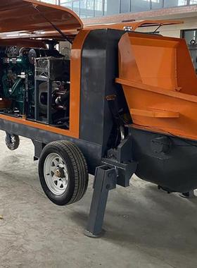 建筑二次构造柱泵混凝土输送泵液压二次结构柱上料结构浇筑泵