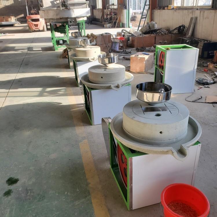 花岗岩面粉石磨机豆腐煎饼糊子磨浆机辣酱面石磨机杂粮磨面粉机