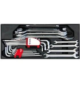 欧洲YATO易尔拓YT-55452内六角扳手及开口组合工具26件套