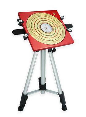 罗盘支架三角架大托盘无便携三脚架大吸盘水平仪小巧罗经仪