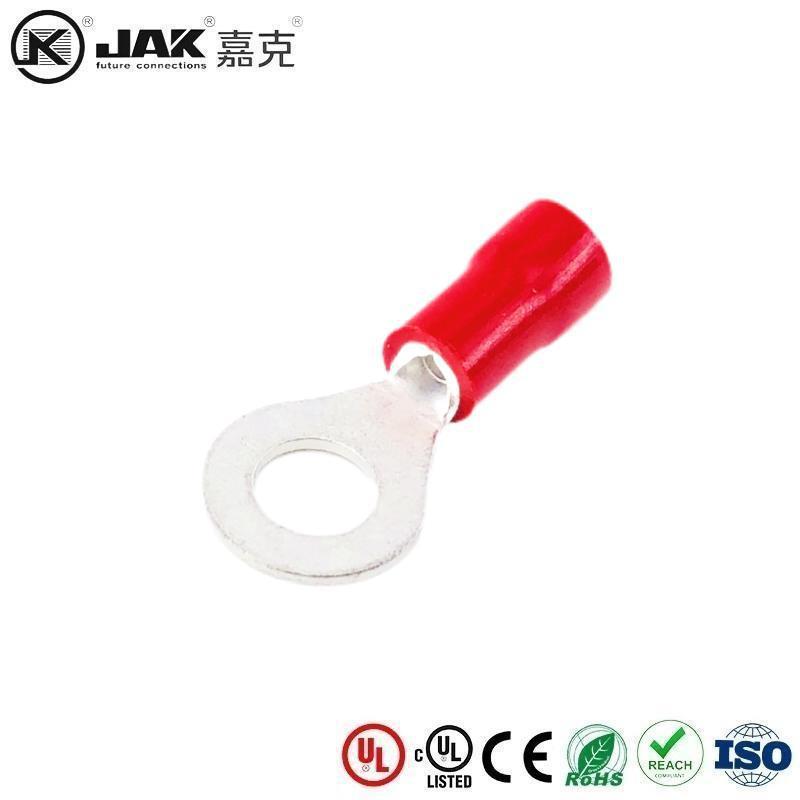 嘉克圆形冷压端子RV系列圆环接插件端子PVC护套OTULGJBKST