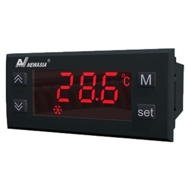 新亚洲NA8810温控器单制冷制热220V内置变压器前面板防水口令功能