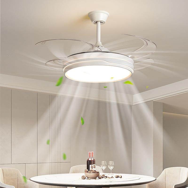 园欧特朗风扇灯客厅灯现代简约主灯全光谱led吸顶灯餐厅隐形吊扇