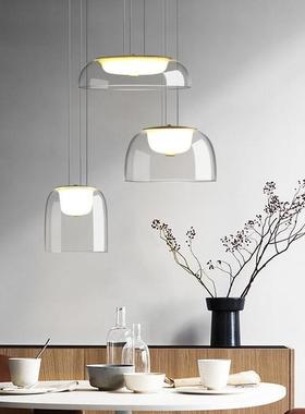 新品欧设计师吊灯客厅创意个性吧台玻璃床头餐桌单头LED吊灯