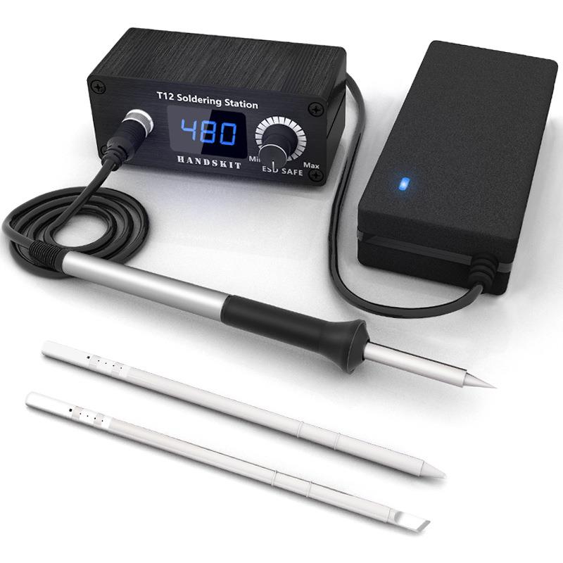 迷你T12焊台DC19V-24V72W温控器数码电子焊接台烙铁焊接工具