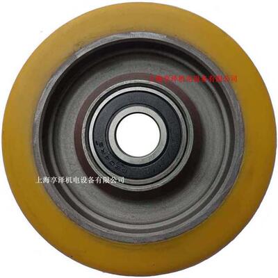 永恒力电动升高车EJG206-212后轮转向轮子 聚氨酯胶皮轮轱辘 配件