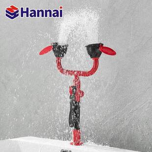 喷塑双口抽拉洗眼器单位验厂台式移动紧急喷淋实验室洗眼机工业用