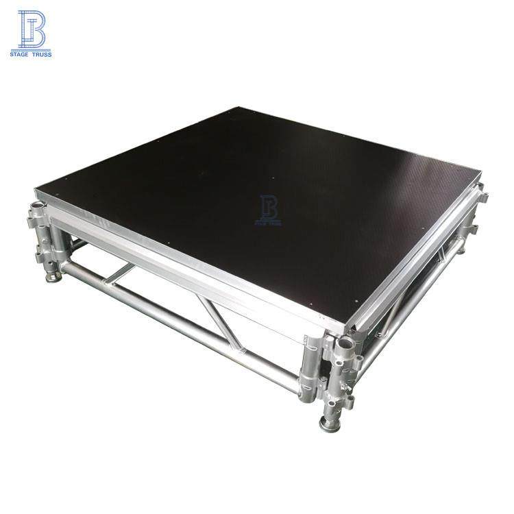 厂家直销移动升降铝合金舞台快速拼装活动展示楼梯铝合金T型舞台