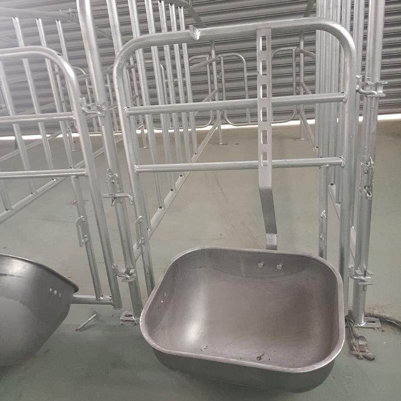 加厚母猪定位栏落地式限位栏 猪用定位栏带槽 产床仔猪保育设备