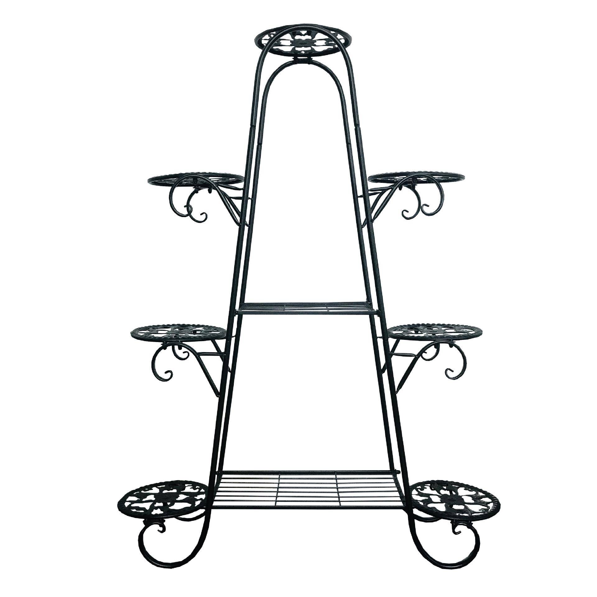 电商拆卸式小体积精铁高强度多功能花架阳台客厅落地花架