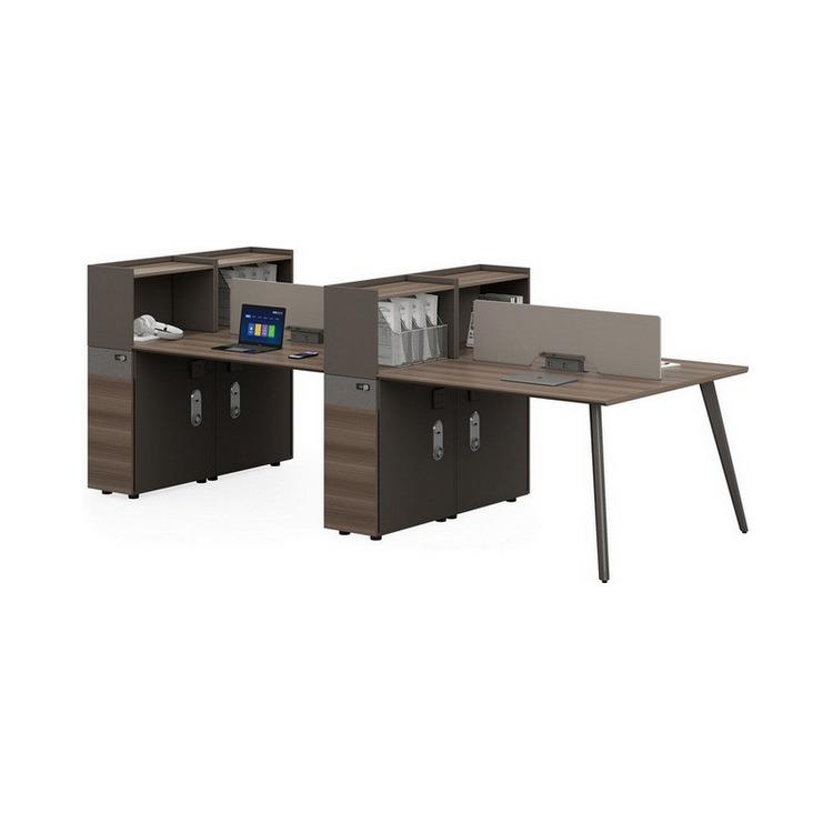 KuiShue巨树四人位职员桌组合办公桌电脑台员工屏风工位卡座