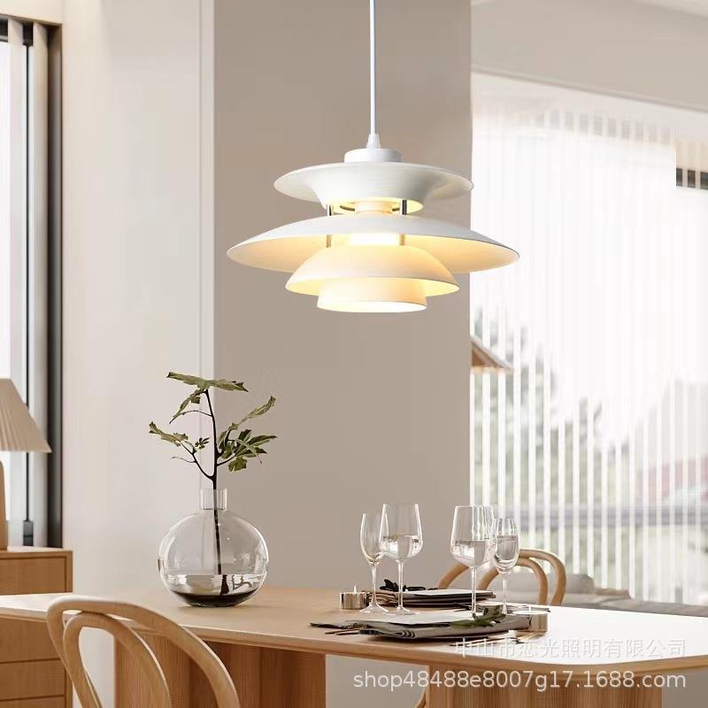 丹麦餐厅吊灯设计师款灯具北欧艺术飞碟灯PH5吊灯创意餐桌吧台灯