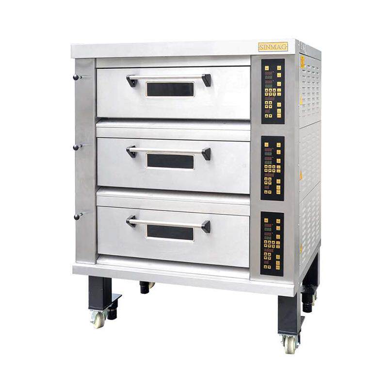 SINMAG新麦三层六盘电烤箱SM2-523H每层两盘烤炉面包层炉