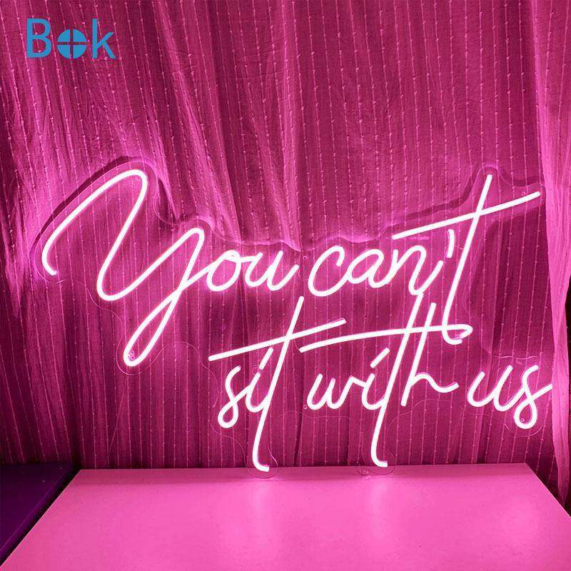 供应热门装饰字母图案造型灯霓虹灯牌氛围发光字LED装饰灯