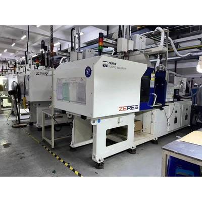 生产中海天长飞亚油电混合电动机zE系列90吨下模410螺杆22射速350