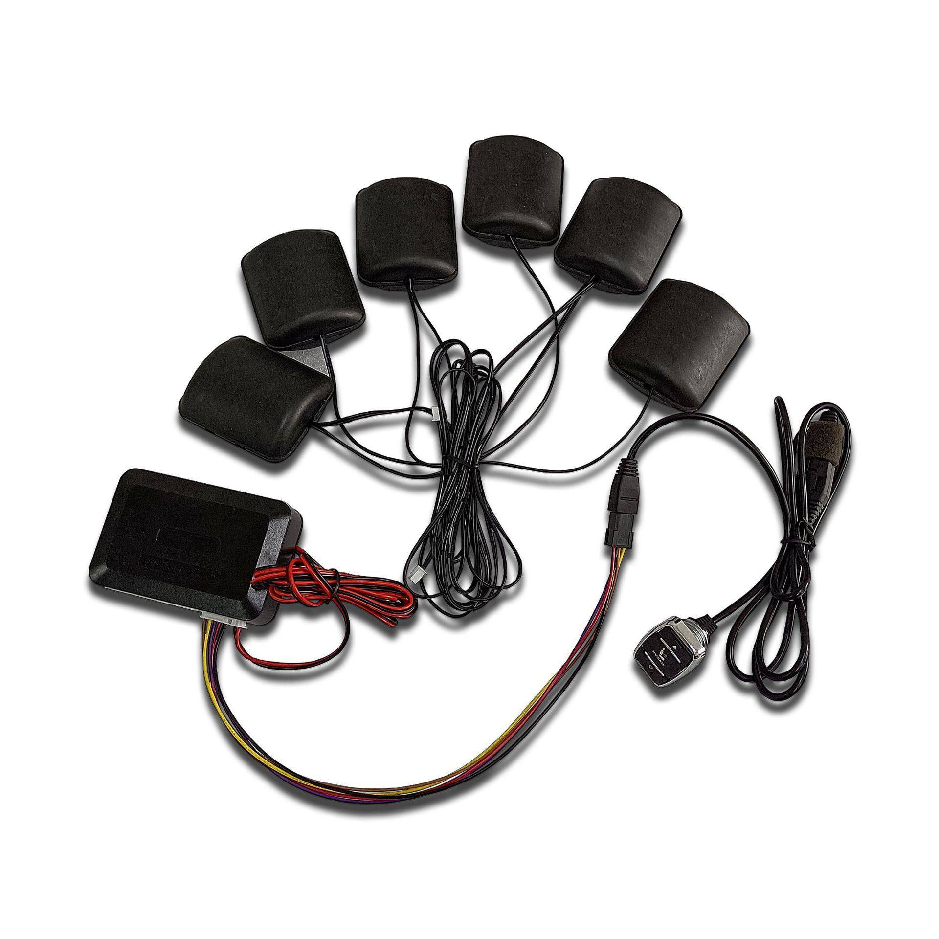 汽车座椅按摩改装座椅电动按摩系统四点六点八点航空座椅按摩