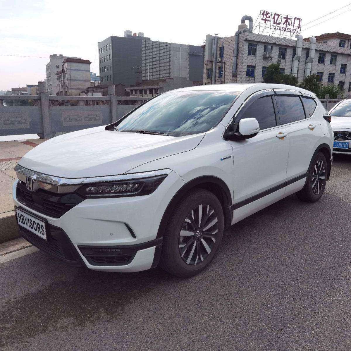 适用于2017CRV/2020皓影6片晴雨挡不锈钢雨眉装饰改装遮雨档