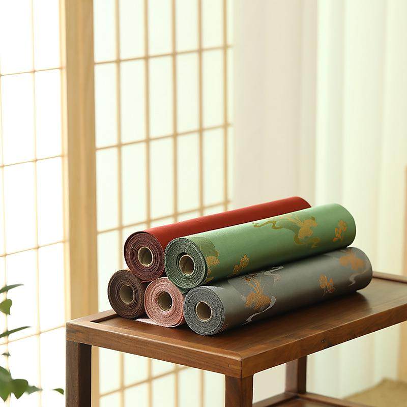 香云纱老料茶席高档高档中式复古双层双面壶垫杯垫桌席