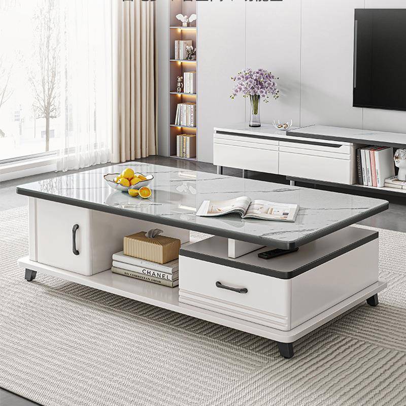 北欧电视柜茶几组合简约现代客厅卧室小户型家用简易可伸缩电视柜