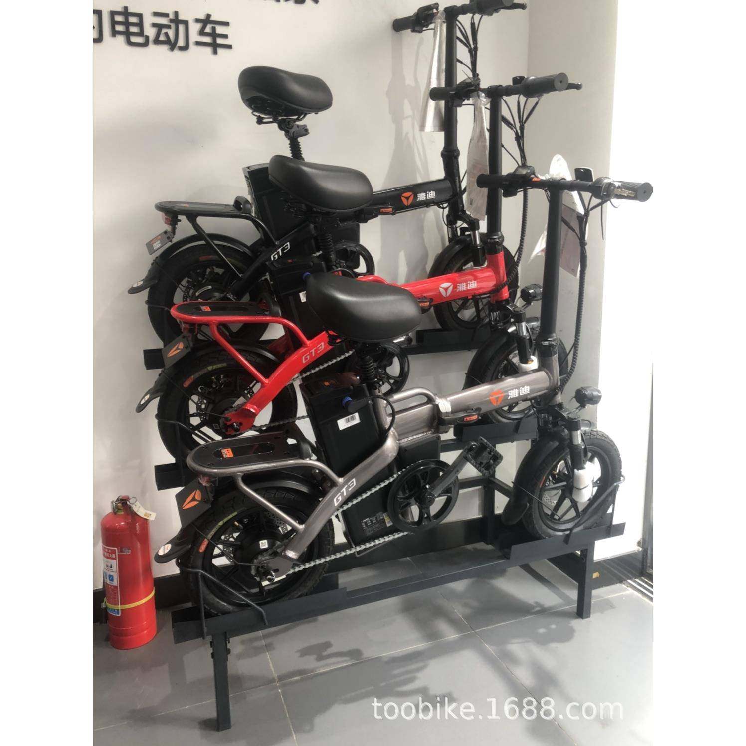 自行车展示架车店专用山地车停放停车展示台三层儿童平衡车陈列架