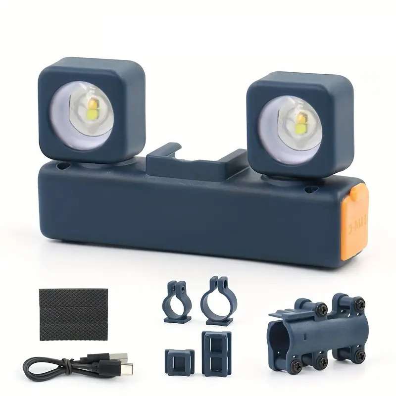 喷漆枪照明灯喷笔用补光灯内置电池充电式辅助探照灯钣金喷涂照明