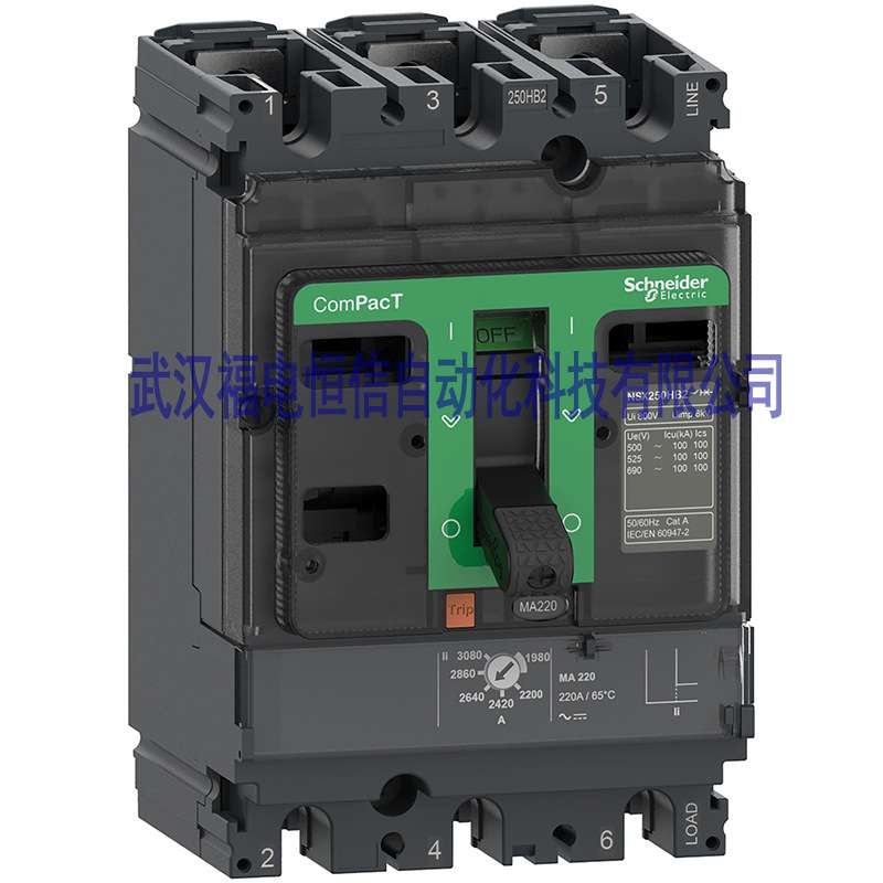 C10F2TM100原装施奈德NSX塑壳开关NSX100F 36kA DC 2P 100A TMD