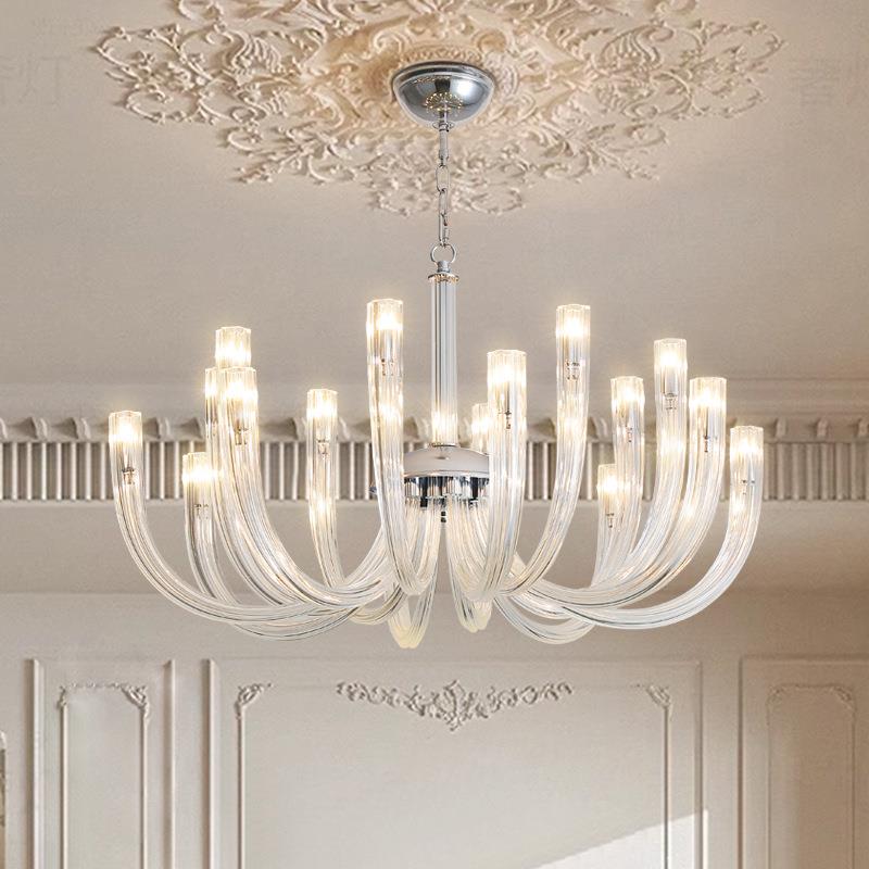水晶吊灯客厅餐厅大灯大气美式简约轻奢高级感设计师2025新款主灯