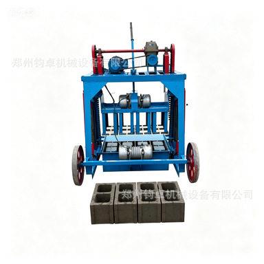 大移动免烧水泥制砖机移动制砖机空心砖制砖机