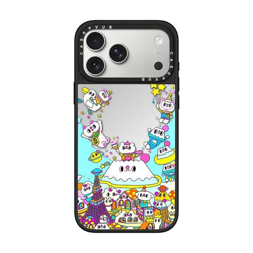 幸运招财猫手机壳苹果17Promax适用于iPhone16Promax卡通15pro卡通镜面14Pro明星同款13防摔保护套