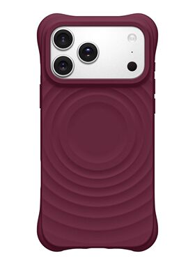 新款桑绒紫水波纹磁吸适用苹果手机壳iPhone17proma纯色简约16Magsafe15pro防摔14plus华强北13液态12保护套