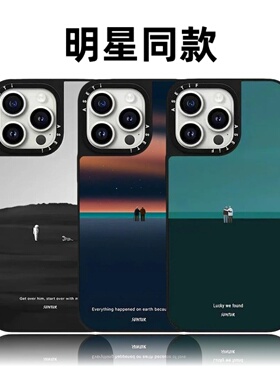 CASETiFiY联名富士山下情感故事16pro适用iPhone17proMax苹果15plus手机壳13防摔14保护套磁吸华强北平替潮女