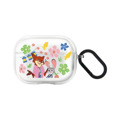 疯狂动物城尼克朱迪耳机壳4代AirPodsPro3代第三代保护套适用AirPodsPro二代简约AirPods降噪蓝牙可爱保护套