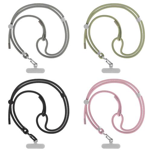 明星同款手机挂绳编织斜跨链可背带可调节挂脖防丢便携长款女男