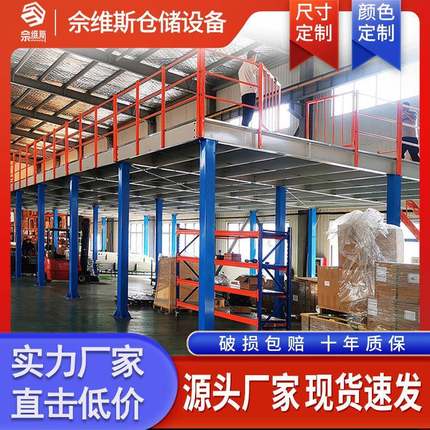 江西货架厂工字钢阁楼平台货架重型金属组合式钢结构仓库仓储货架