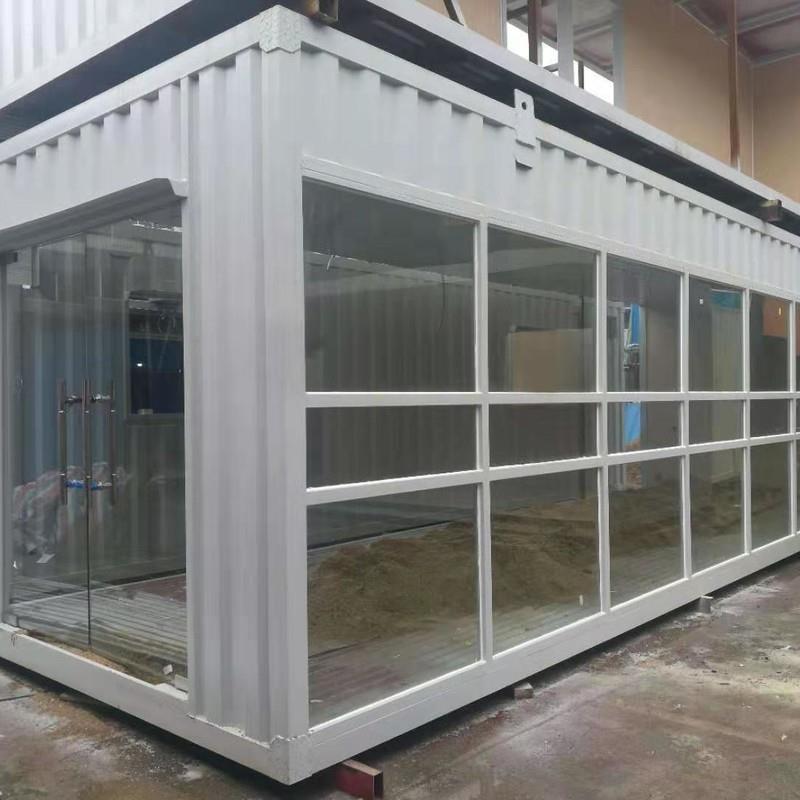 露营铁皮集装箱房彩色餐饮集装箱创意商业街多用途款型可选