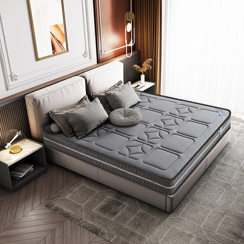 希尔顿五星酒店床垫家用卧室独立弹簧乳胶软垫护脊护腰软硬适中厚