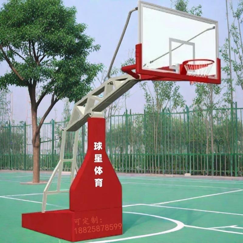 株洲篮球架标准五家渠乌苏球星篮球架标准型户外室内篮球架厂家