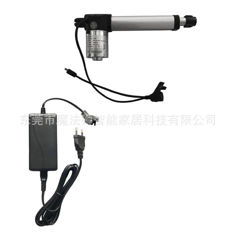 电动躺椅功能沙发按摩椅配件150mm行程24V推杆电机欧规电源适配器